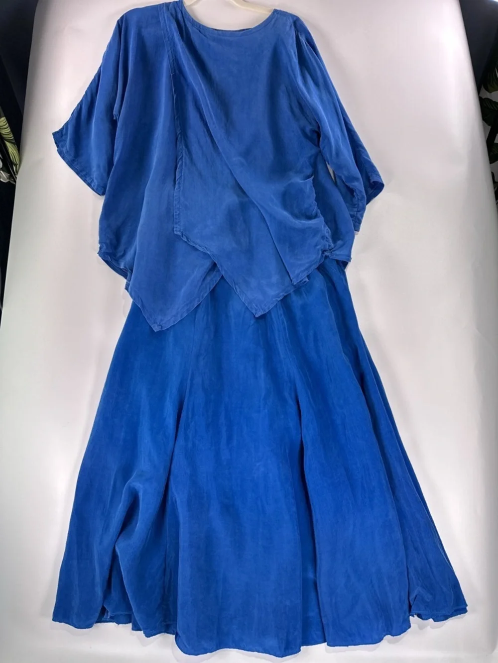 Dream Weaver Judith Kidd Lagenlook Rayon Set Blue M